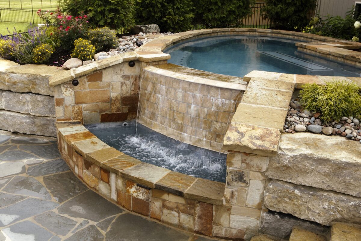 A Spectacular Kansas City Area Swim Spa Oasis By the Blade Pools